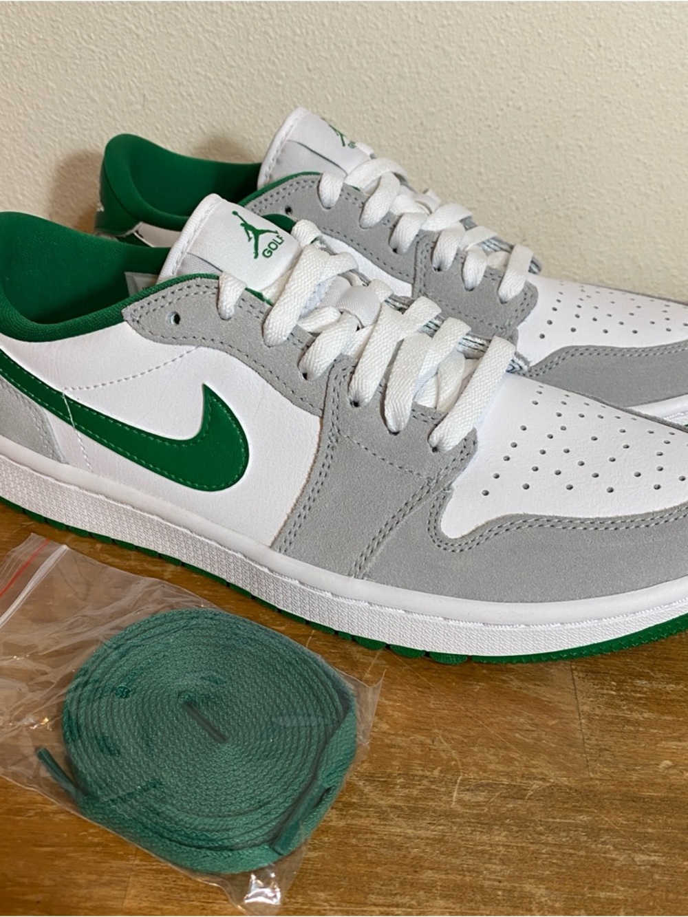 Nike Air Jordan 1 Low G Golf Pine Green White Smoke Grey DD9315-112 - Sz 7.5